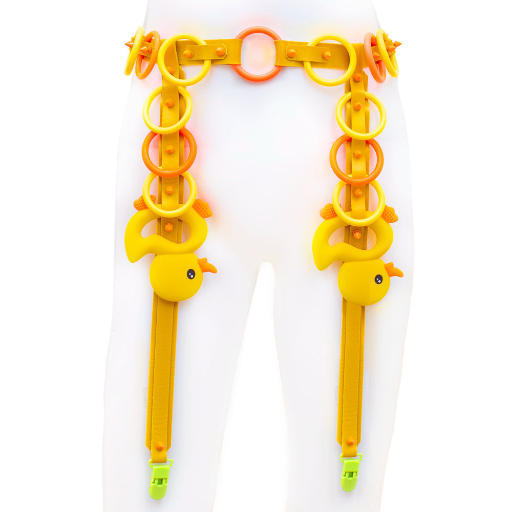 Quack!quack! rings garter belt
