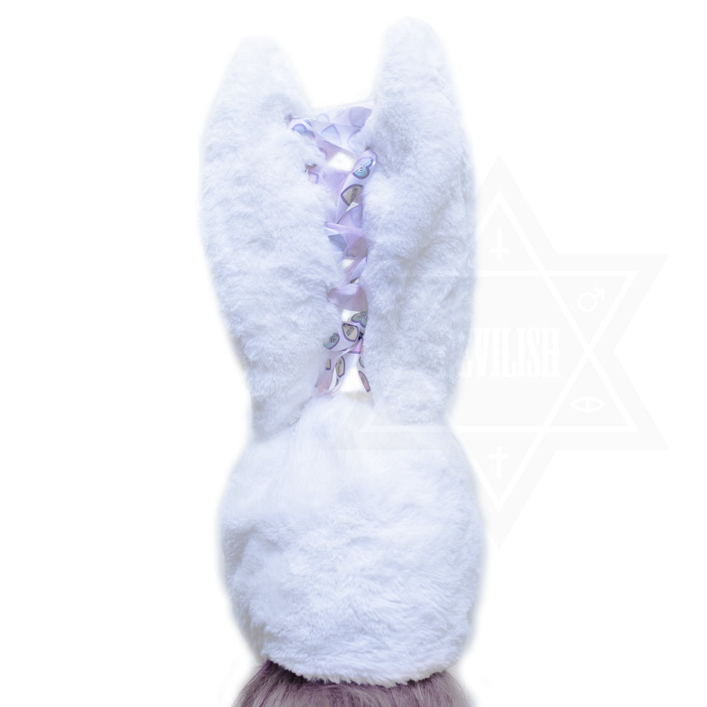 Punky heart bunny hat