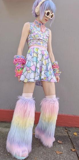 Pastel bear choker*
