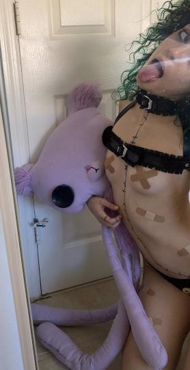 Elegant fetish girl harness*