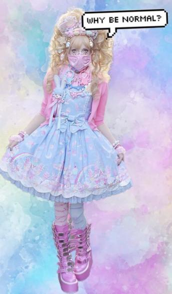Pastel bear choker*