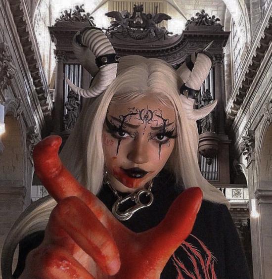 Bondage horns headpiece *