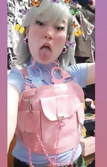 Pastel bear choker*