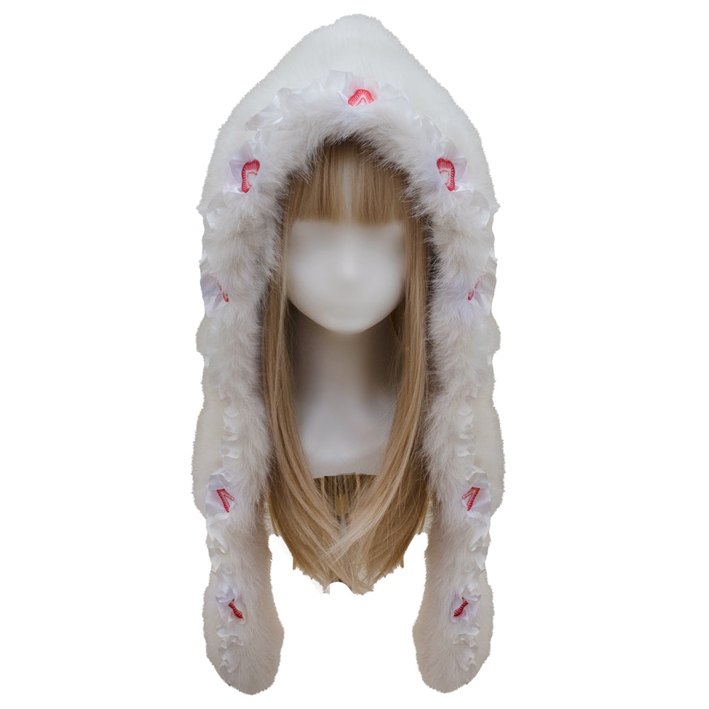 Strawberry vibe only hat  2ways(hat&scarf)