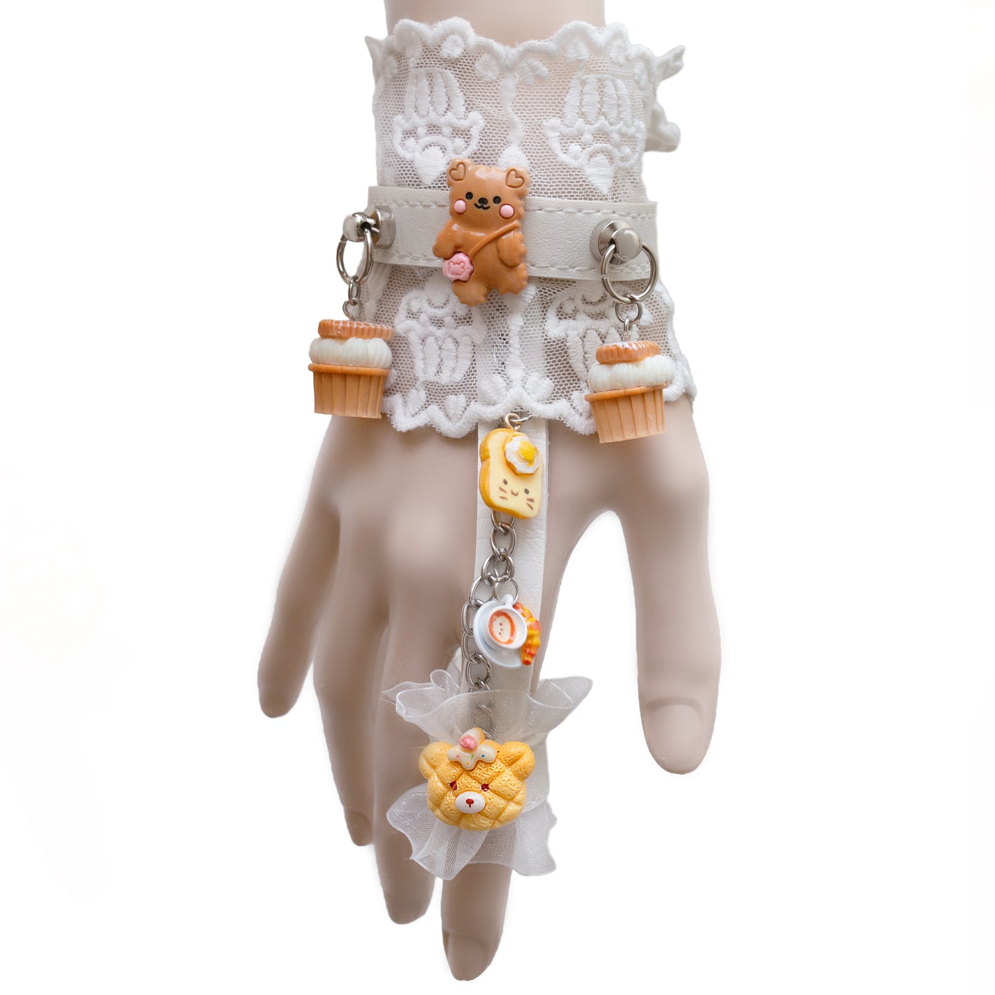 kawaii cafe hopping hand harness