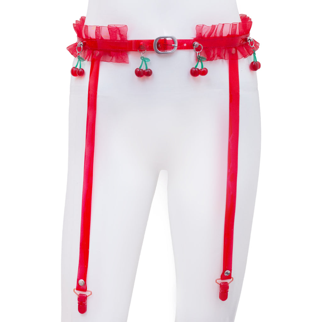 Cherry gummy garter belt