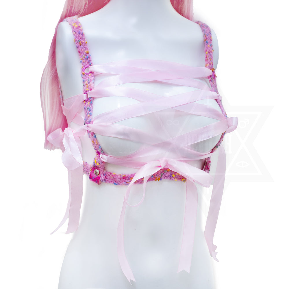 Pink swan harness