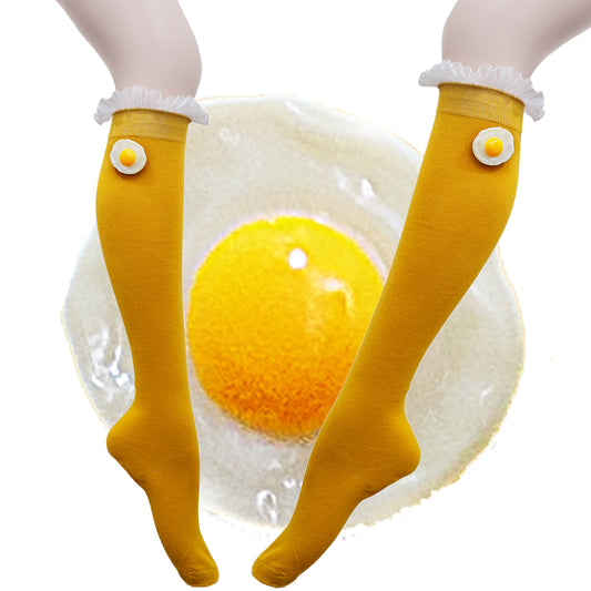 Good morning thigh high socks