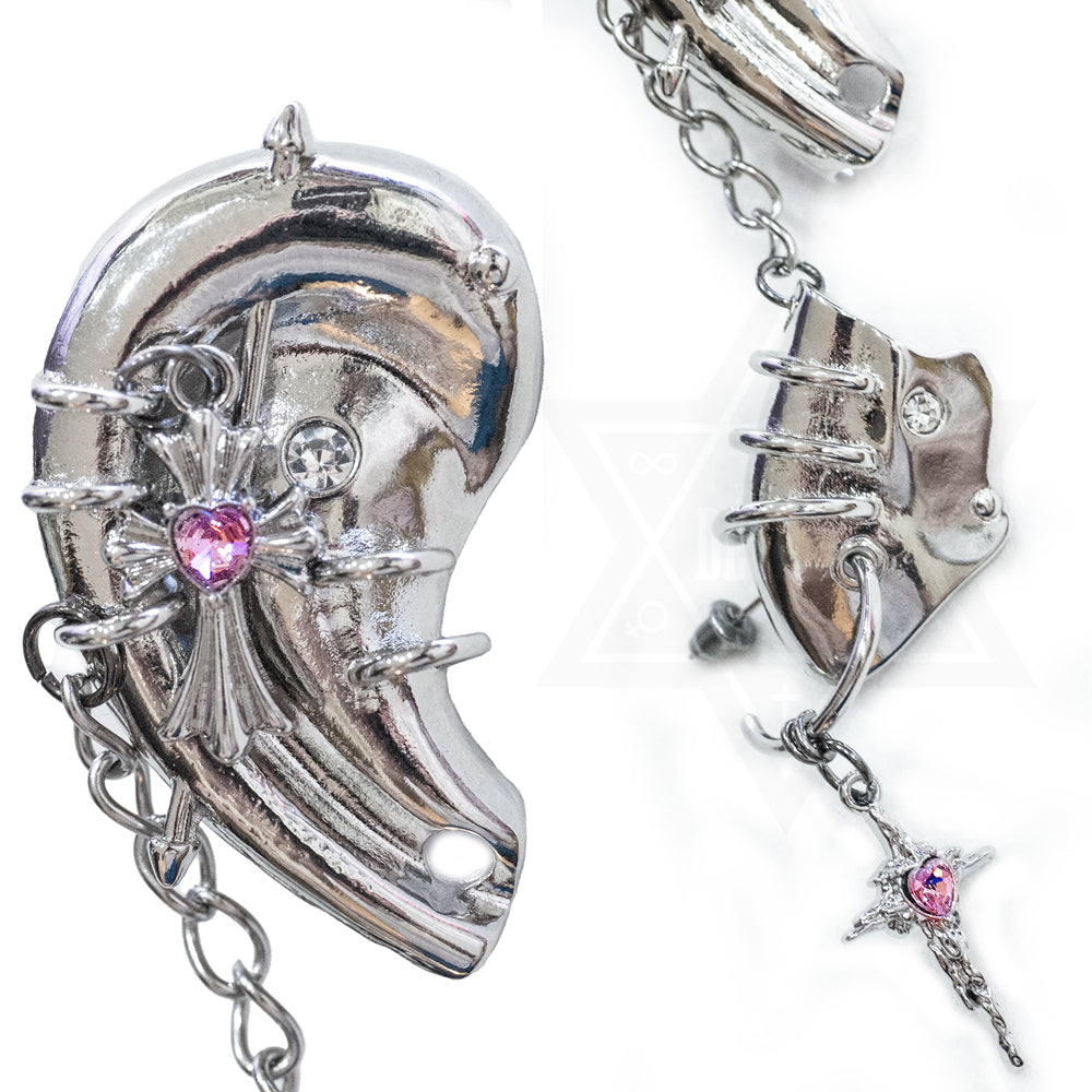 Jeanne d'Arc ear cuff +ear ring set*