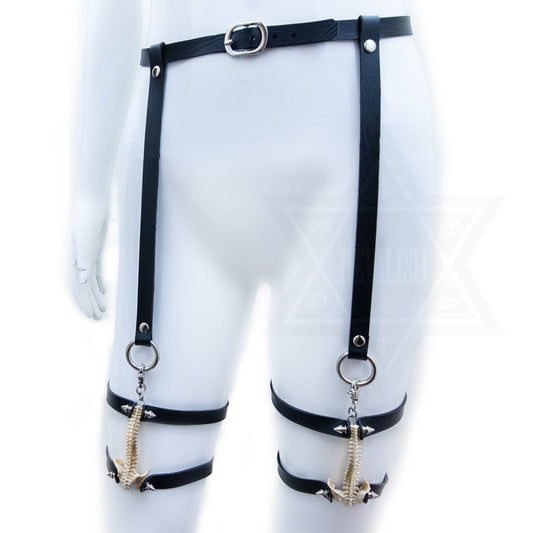 Bone collection garter belt*