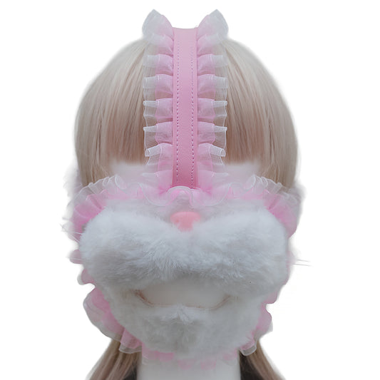 Famcy kitten face harness