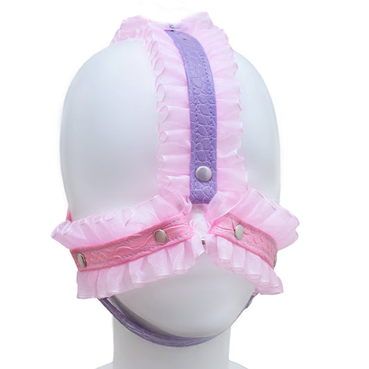 Pastel snaky head harness