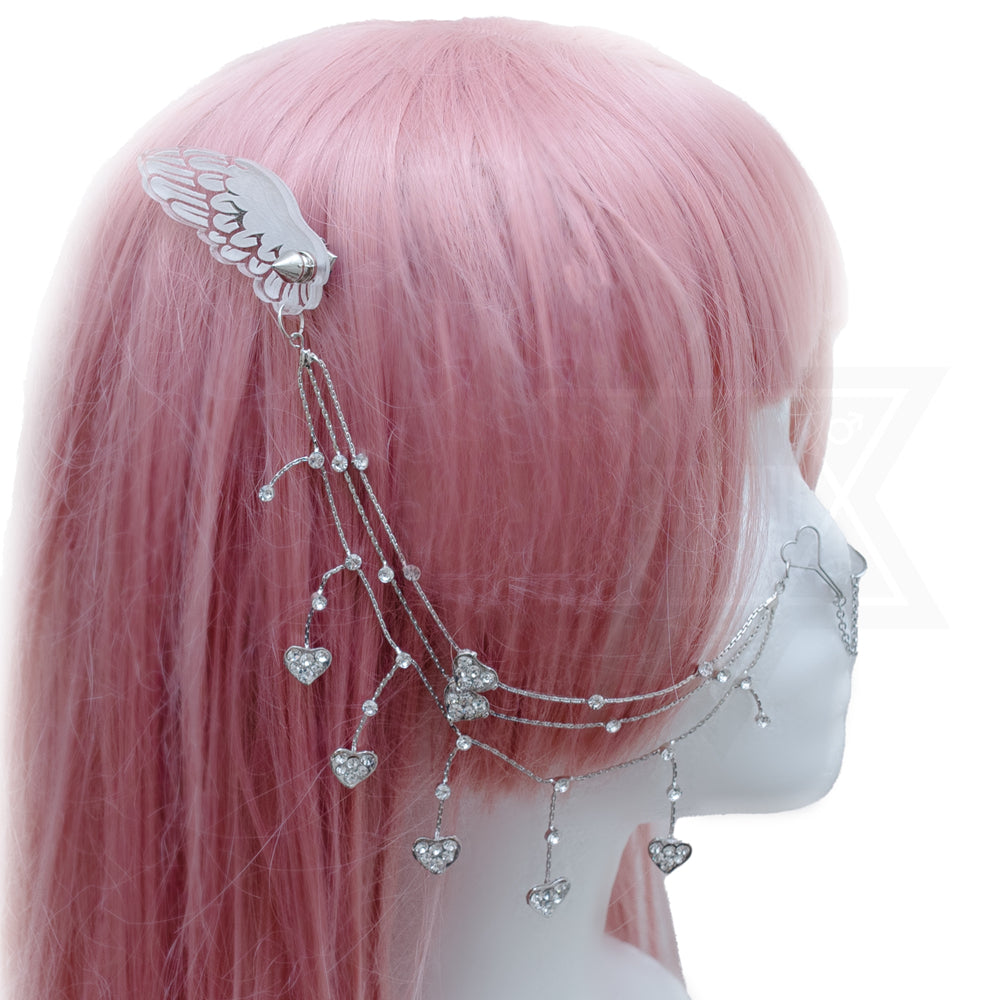 Fallen angel nose clip hair clip set