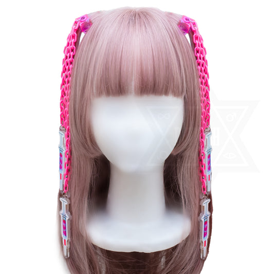 Strawberry injection hair accessory