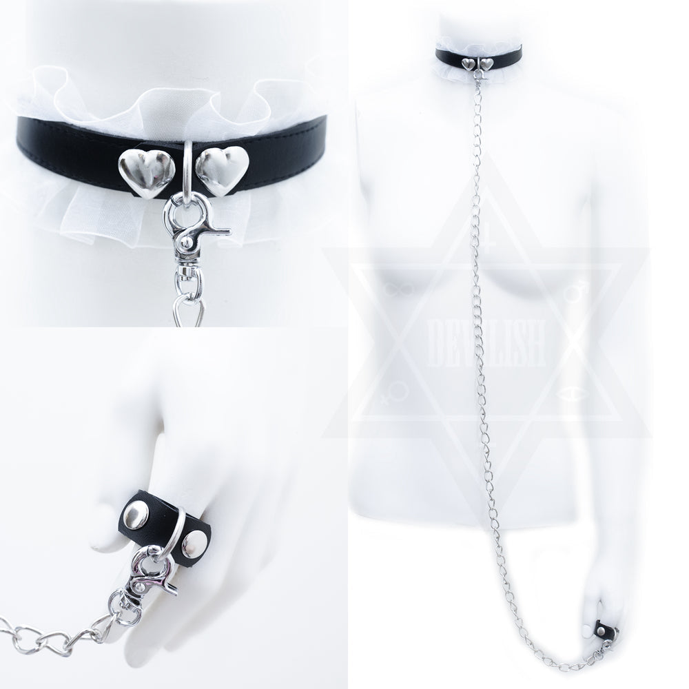 Call me baby choker ring set*