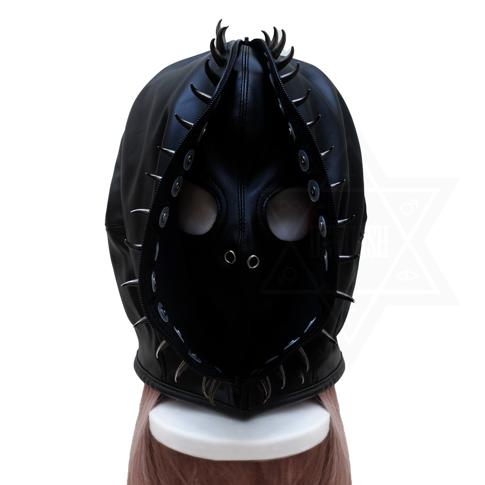 Evil bite leather mask