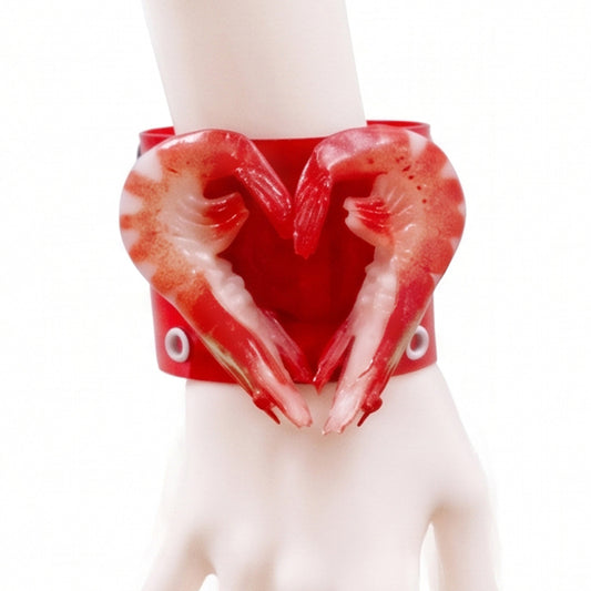 Shrimply in love bangle