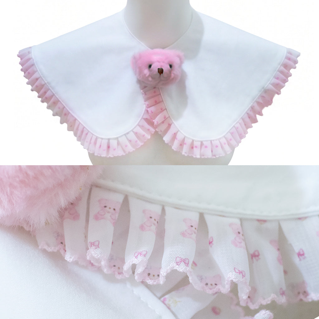 Pink little bear collar