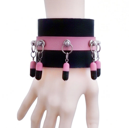 Half angel half devil bangle