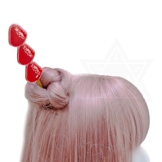 Strawberry tanghulu hairstick