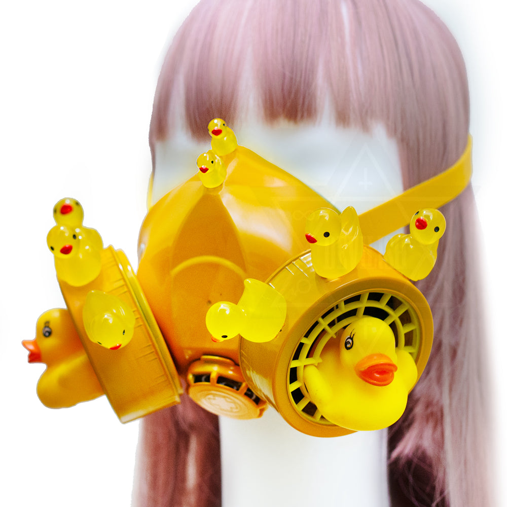 Baby ducklings gas mask