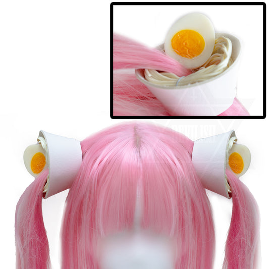 Ramen twin tail hair harness