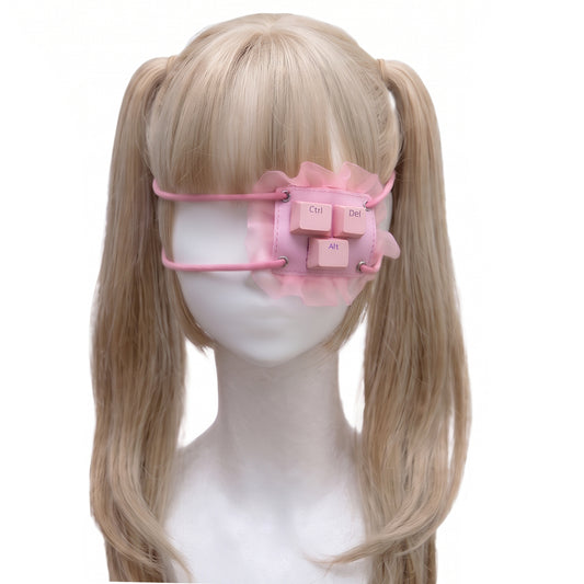 Dreamy cyber world eye patch