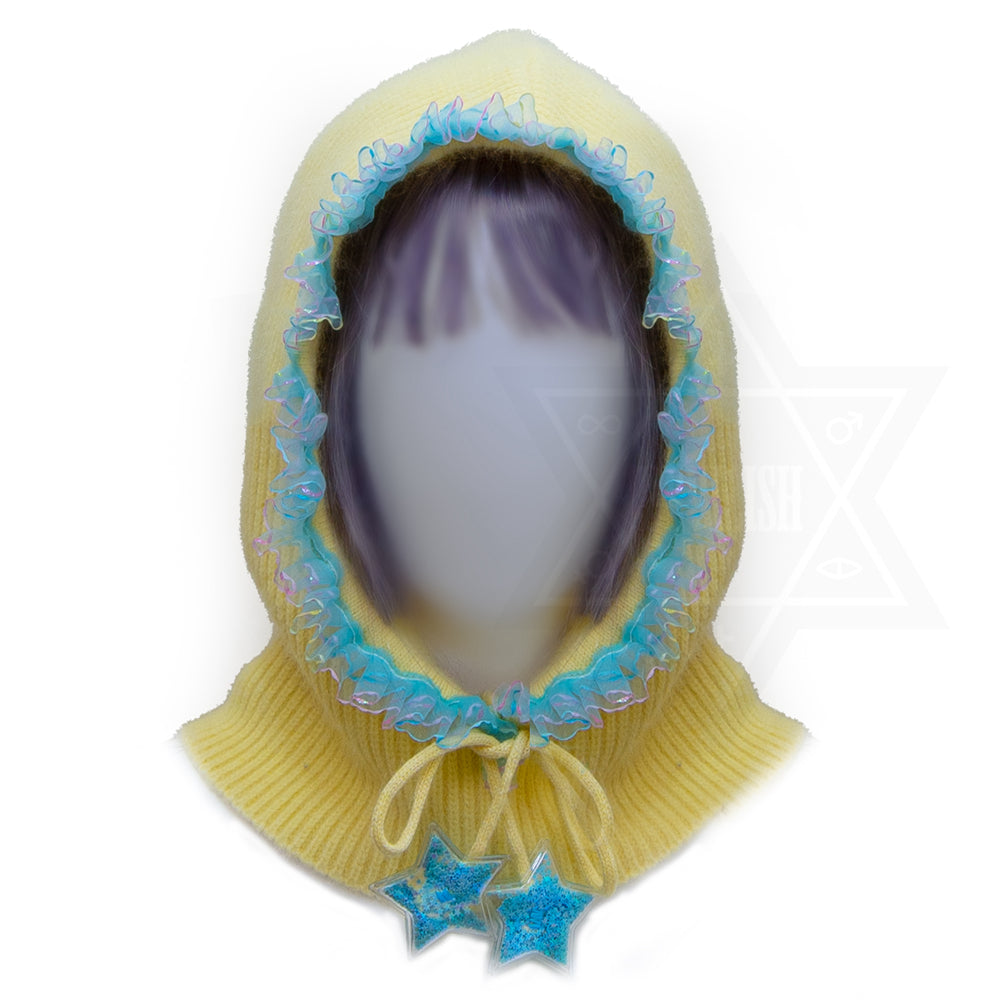 Fairy magic knit hood