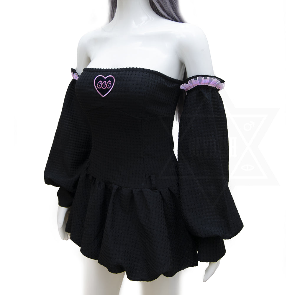 Dark princess dress sleeves set