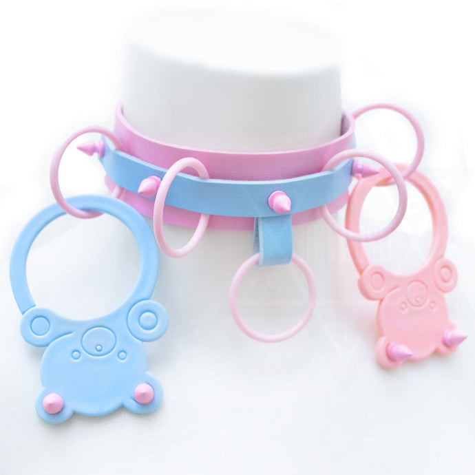 Pastel bear choker*