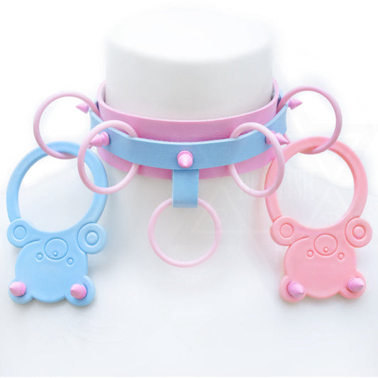 Pastel bear choker*