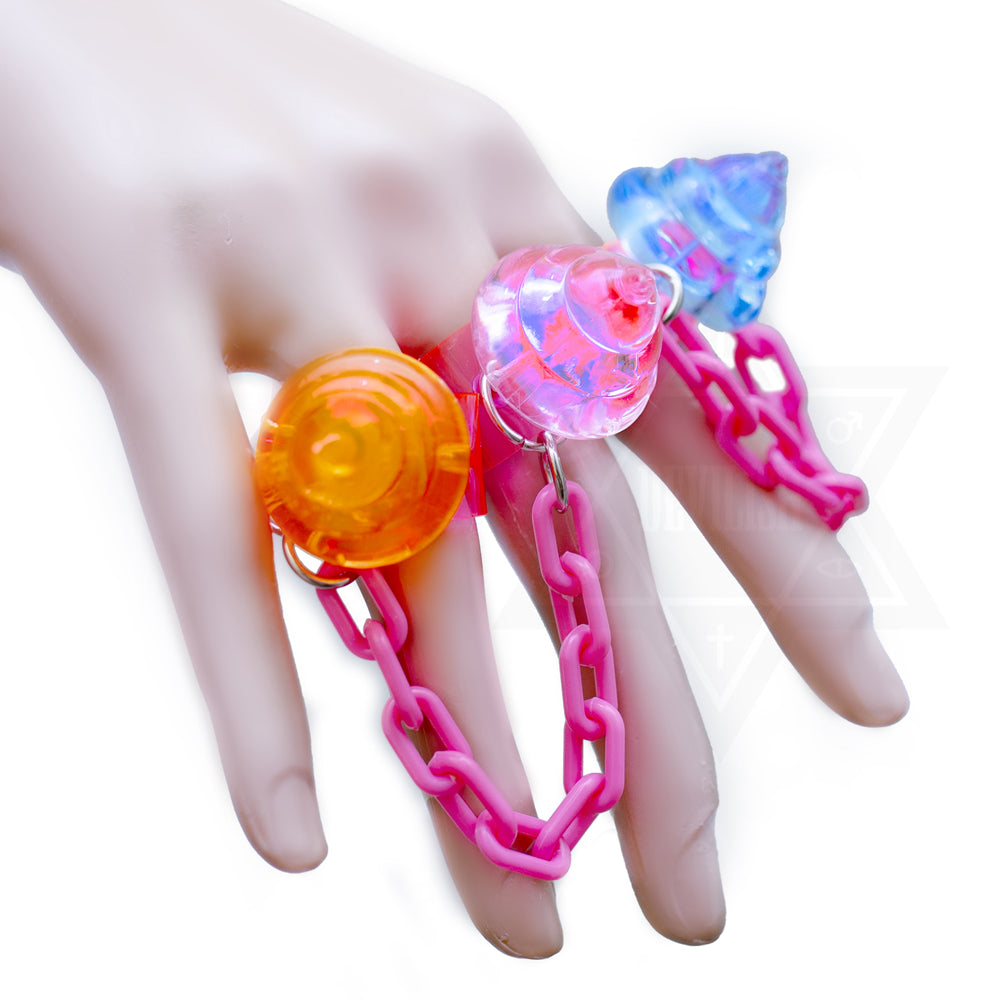 Poo poo rings set