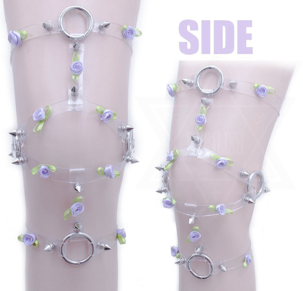 Blind love Rings Leg harness