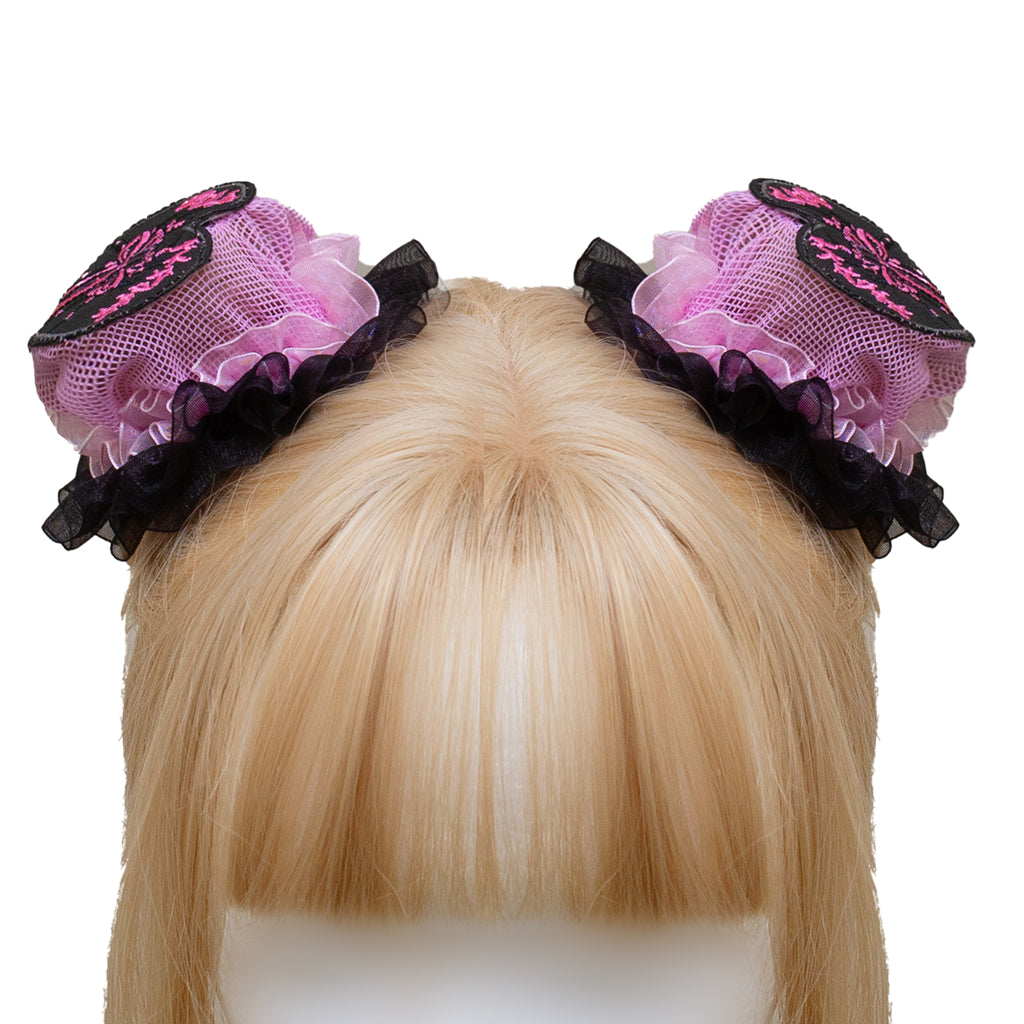 Deadly cute  hair bun Covers