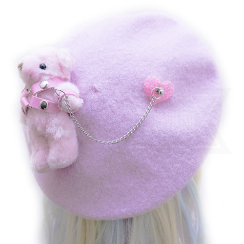 Devilish bear beret