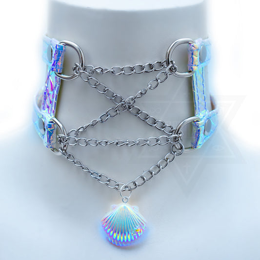 Cyber mermaid choker