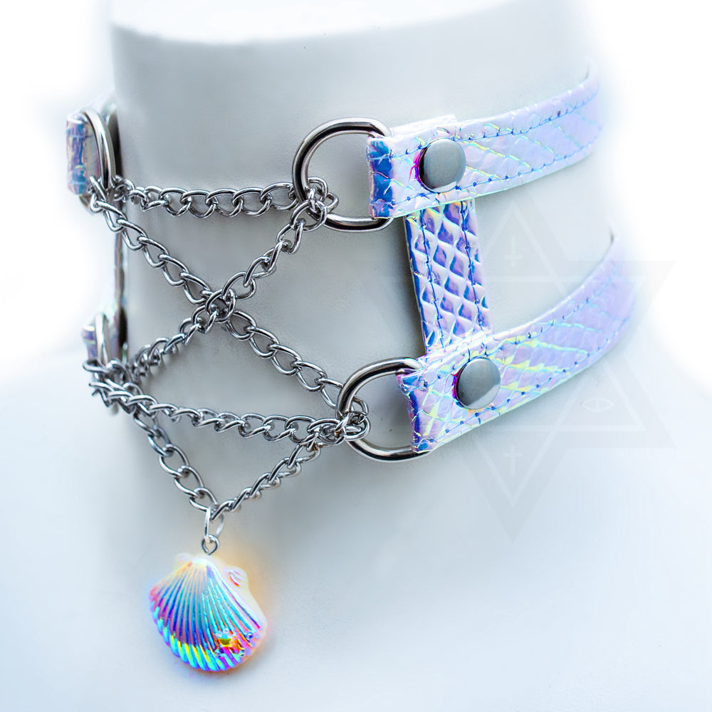 Cyber mermaid choker