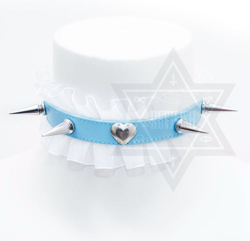 Baby blue choker