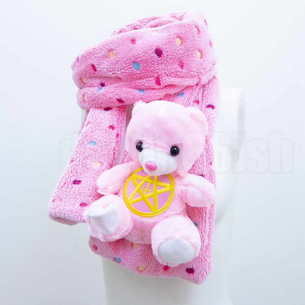 Devilish bear scarf