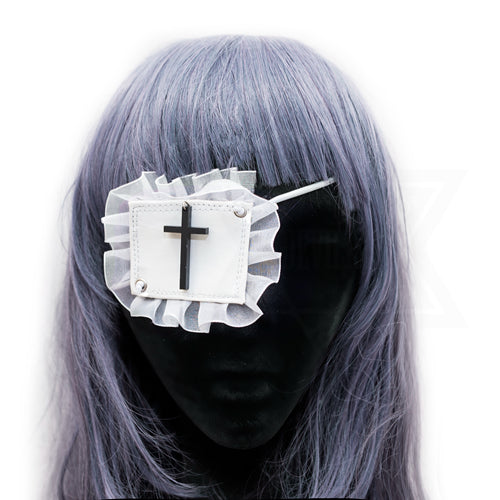 White curse eye patch