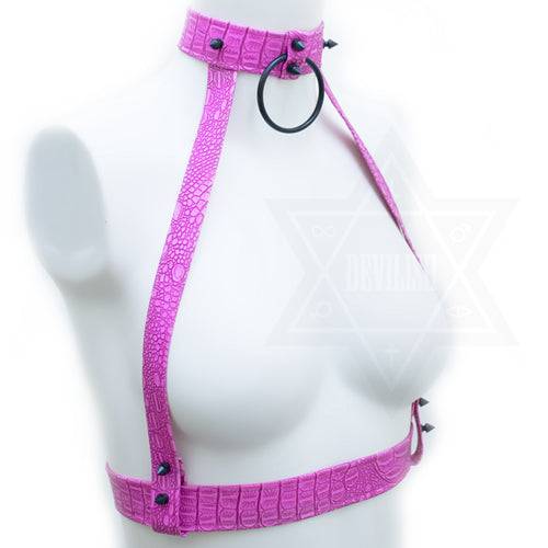 Contagious pink harness