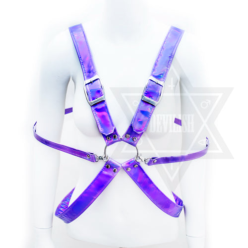 Purple in space harness