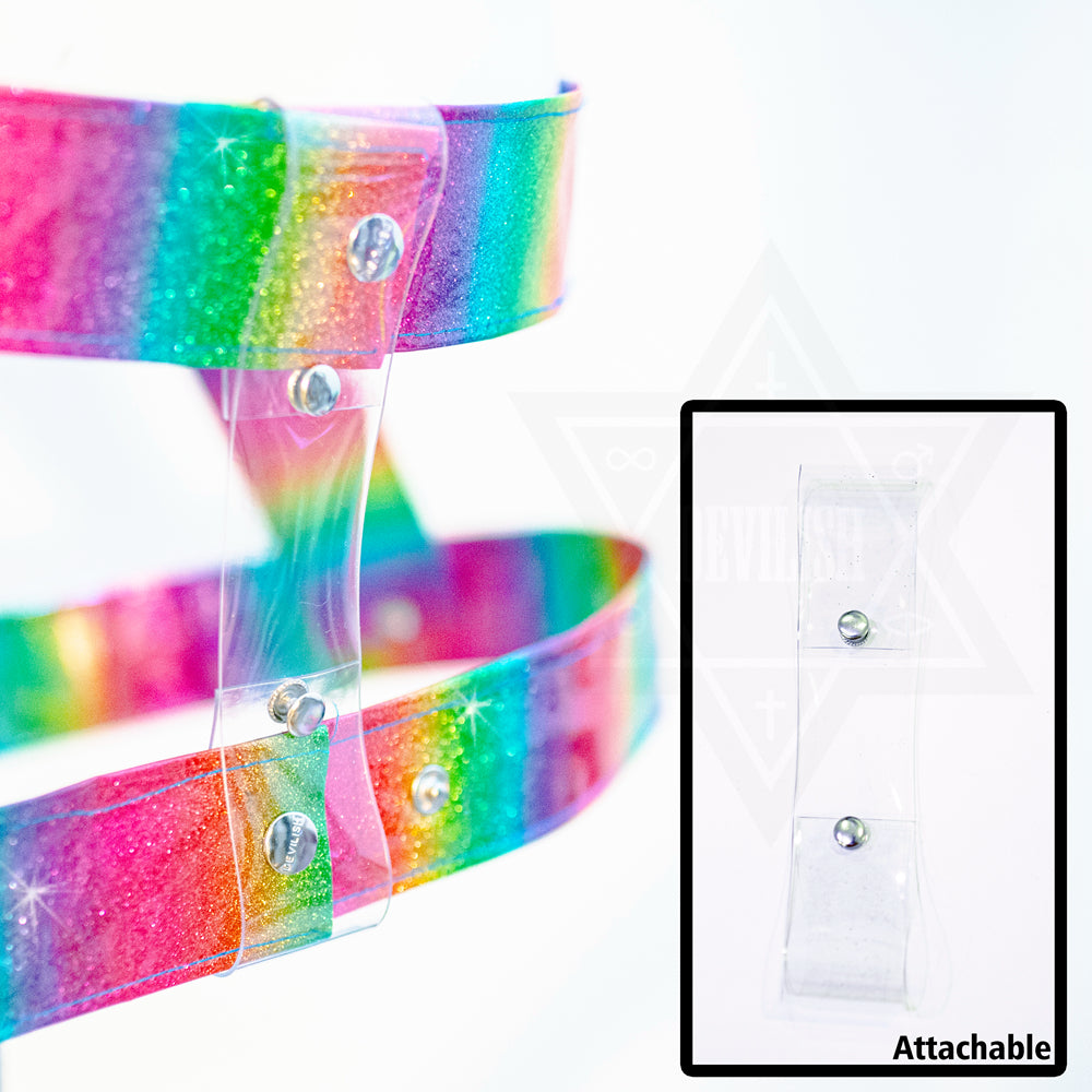 Rainbow love skirt harness