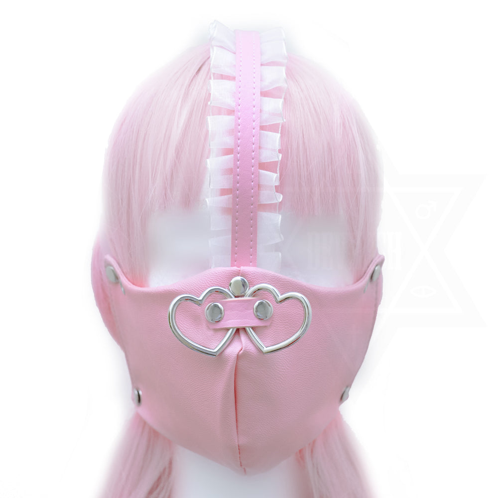 Entwined heart mask