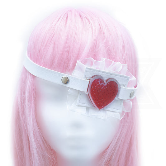 Strawberry heart eyepatch