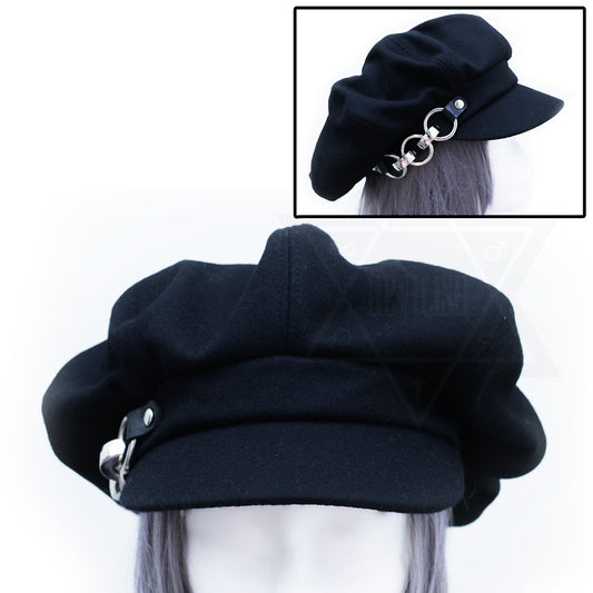 Newsboy rings cap