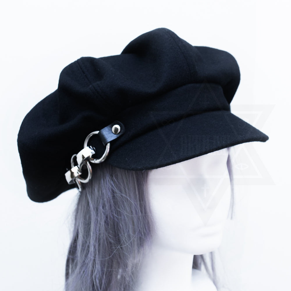 Newsboy rings cap