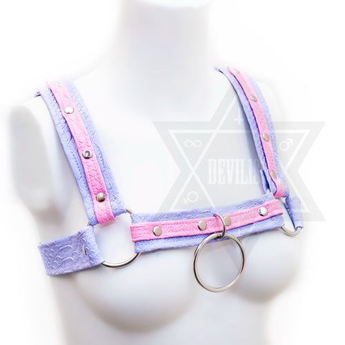 Pastel snake harness