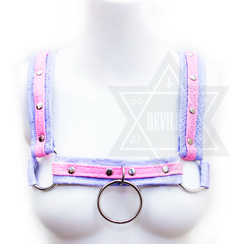 Pastel snake harness