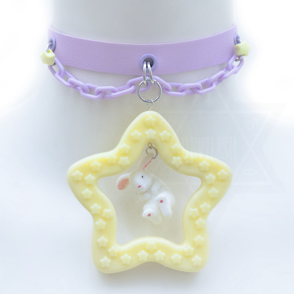 Galaxy bunny choker*